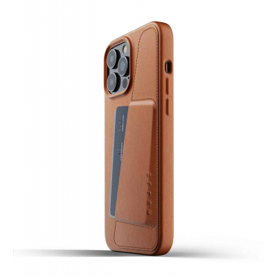 Чохол до моб. телефона Mujjo Apple iPhone 13 Pro Max Wallet Full Leather, Tan (MUJJO-CL-018-TN)