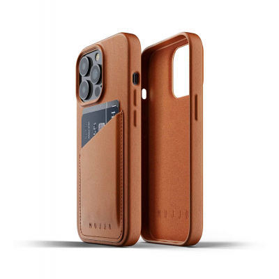 Чохол до моб. телефона Mujjo Apple iPhone 13 Pro Wallet Full Leather, Tan (MUJJO-CL-016-TN)