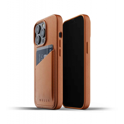 Чохол до моб. телефона Mujjo Apple iPhone 13 Pro Wallet Full Leather, Tan (MUJJO-CL-016-TN)