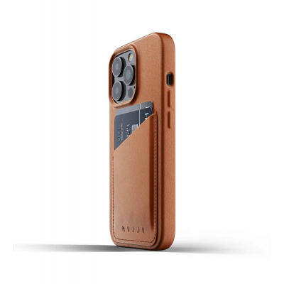 Чохол до моб. телефона Mujjo Apple iPhone 13 Pro Wallet Full Leather, Tan (MUJJO-CL-016-TN)