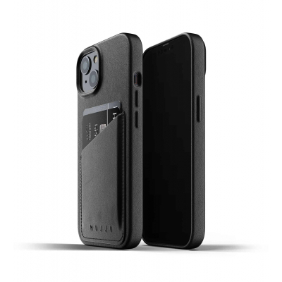 Чохол до моб. телефона Mujjo Apple iPhone 13 Wallet Full Leather, Black (MUJJO-CL-022-BK)
