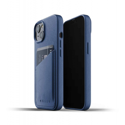 Чохол до моб. телефона Mujjo Apple iPhone 13 Wallet Full Leather, Monaco Blue (MUJJO-CL-022-BL)