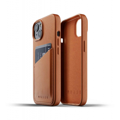 Чохол до моб. телефона Mujjo Apple iPhone 13 Wallet Full Leather, Tan (MUJJO-CL-022-TN)