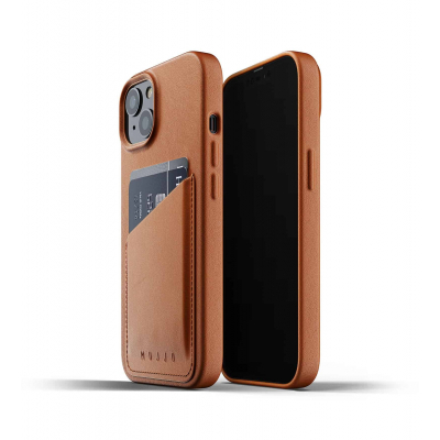 Чохол до моб. телефона Mujjo Apple iPhone 13 Wallet Full Leather, Tan (MUJJO-CL-022-TN)