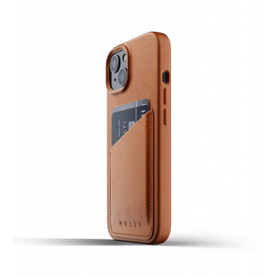 Чохол до моб. телефона Mujjo Apple iPhone 13 Wallet Full Leather, Tan (MUJJO-CL-022-TN)