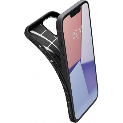 Чохол до моб. телефона Spigen Apple iPhone 13 Liquid Air, Matte Black (ACS03519)