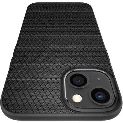 Чохол до моб. телефона Spigen Apple iPhone 13 Liquid Air, Matte Black (ACS03519)