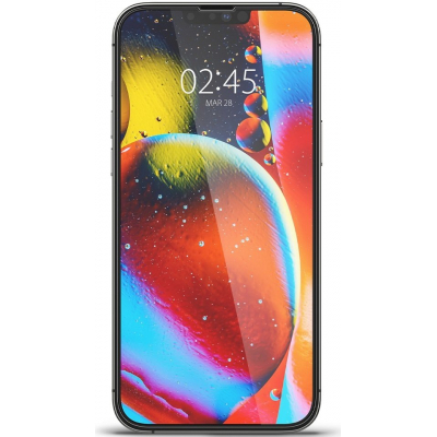 Скло захисне Spigen Apple iPhone 13 Pro Max tR Slim FCHD, Black (1Pack) (AGL03383)