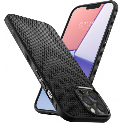 Чохол до моб. телефона Spigen Apple iPhone 13 Pro Liquid Air, Matte Black (ACS03258)