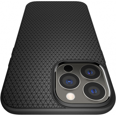 Чохол до моб. телефона Spigen Apple iPhone 13 Pro Liquid Air, Matte Black (ACS03258)