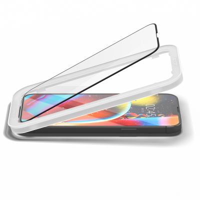 Скло захисне Spigen Apple Iphone 13 Pro Max tR Align Master FC Black (2 Pack) (AGL03377)