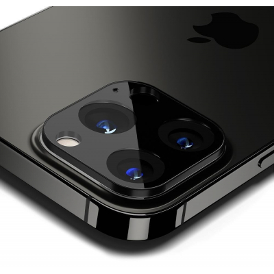 Скло захисне Spigen Apple Iphone 13 Pro Max/13 Pro Camera tR Optik, Black (2P) (AGL03381)