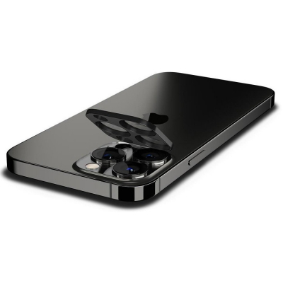 Скло захисне Spigen Apple Iphone 13 Pro Max/13 Pro Camera tR Optik, Black (2P) (AGL03381)