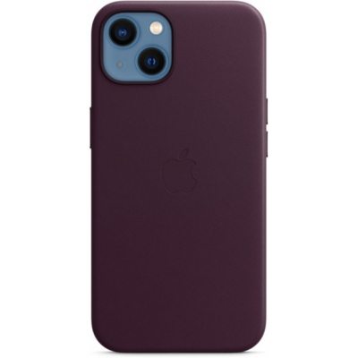 Чохол до мобільного телефона Apple iPhone 13 Leather Case with MagSafe - Dark Cherry, Model A27 (MM143ZE/A)