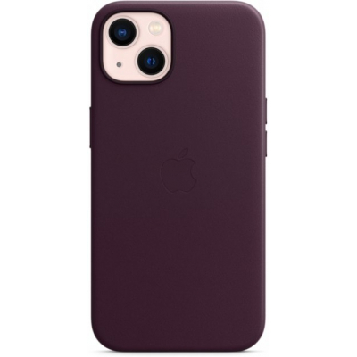 Чохол до мобільного телефона Apple iPhone 13 Leather Case with MagSafe - Dark Cherry, Model A27 (MM143ZE/A)