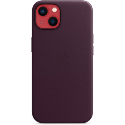 Чохол до мобільного телефона Apple iPhone 13 Leather Case with MagSafe - Dark Cherry, Model A27 (MM143ZE/A)