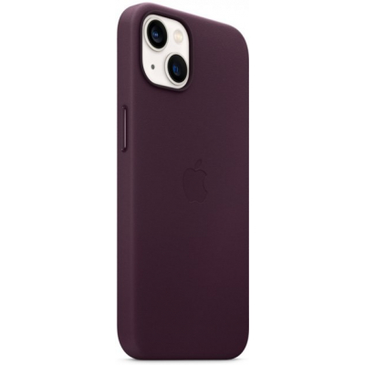 Чохол до мобільного телефона Apple iPhone 13 Leather Case with MagSafe - Dark Cherry, Model A27 (MM143ZE/A)