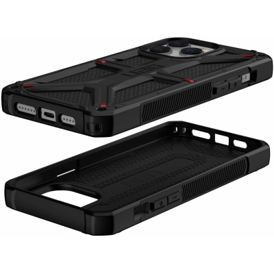 Чохол до мобільного телефона Uag Apple iPhone 14 Pro Max Monarch, Kevlar Black (114035113940)