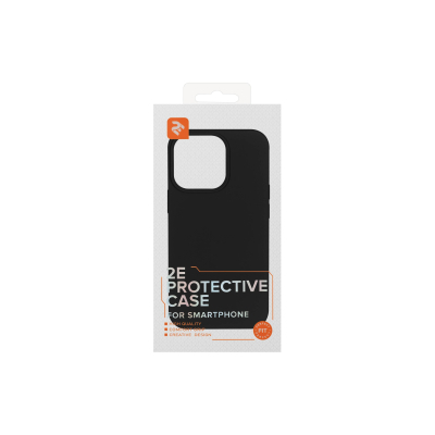 Чохол до моб. телефона 2E Apple iPhone 14 Pro , Liquid Silicone, Black (2E-IPH-14PR-OCLS-BK)